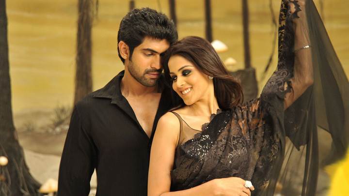Genelia D’Souza And Rana Daggubati In Black Dress In Naa Ishtam